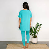 Maddie Microfiber Set - Turquoise