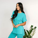 Maddie Microfiber Set - Turquoise