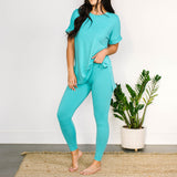 Maddie Microfiber Set - Turquoise