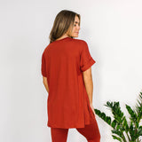 Maddie Microfiber Set - Rust