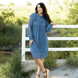 Gwen Dress - Indigo