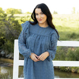 Gwen Dress - Indigo
