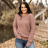 Lottie Sweater - Rosewood