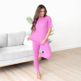 Chloe Loungewear Set - Bright Mauve