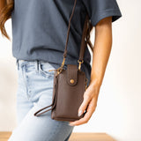 Iris Cell Phone Purse - Coffee