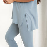 Maddie Microfiber Set - Blue Gray