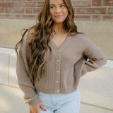 Fern Sweater Cardigan - Mocha