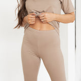 Chloe Loungewear Set - Light Mocha