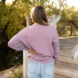 Camilla Sweater - Dusty Plum