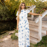 Rachel Dress - Cream Floral