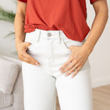 Rae High Rise Wide Leg Denim - Vervet