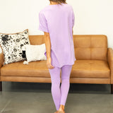 Maddie Microfiber Set - Bright Lavender