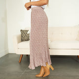 Charlie Floral Skirt - Currant