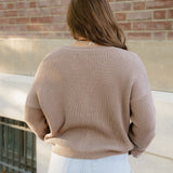 Fern Sweater Cardigan - Mocha