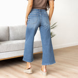 Millie High Rise Trouser Denim - Vervet