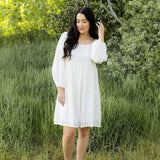 Carmen Dress - Cream