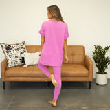 Maddie Microfiber Set - Bright Mauve
