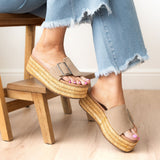 Wanika Wedges - Sandstone
