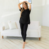 Maddie Microfiber Set - Black