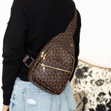Scarlette Sling Backpack - Brown