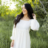 Carmen Dress - Cream
