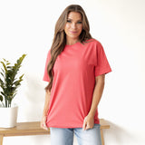 Boyfriend Tee - Raspberry