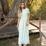 Birdie Dress - Green Foliage