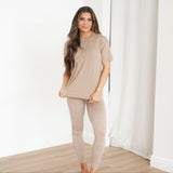 Chloe Loungewear Set - Light Mocha