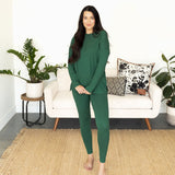 Ellie Microfiber Set - Dark Green
