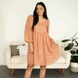 Carmen Dress - Dusty Melon