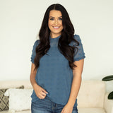 Penelope Blouse - Indigo