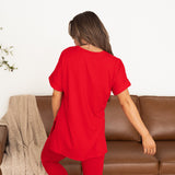 Maddie Microfiber Set - Ruby