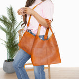 Evelyn Bag Set- Brown