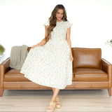 Maisie Dress - Green/Blue