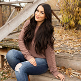Lottie Sweater - Rosewood