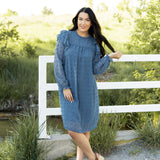 Gwen Dress - Indigo
