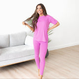 Chloe Loungewear Set - Bright Mauve
