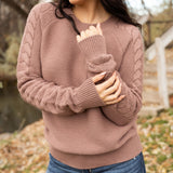Lottie Sweater - Rosewood