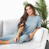 Chloe Loungewear Set - Blue Gray