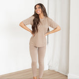 Chloe Loungewear Set - Light Mocha