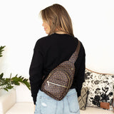 Scarlette Sling Backpack - Brown