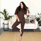 Blythe Loungewear Set - Mahogany