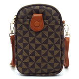 Gabby Cell Phone Purse - Coffee