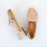 Ana Huarache Flats - Crema Natural