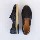 Ana Huarache Flats - Black