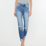 Paige High Rise Ankle Skinny Jeans - KanCan