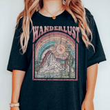 Wanderlust Tee - Heather Black