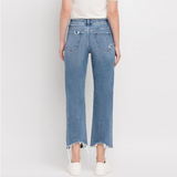 Penn Cropped Straight Jeans - Vervet