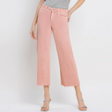 Zoe Wide Leg Cropped Jeans - Vervet