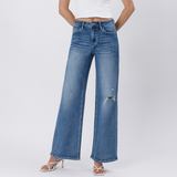 River Baggy Wide Leg Denim - Vervet